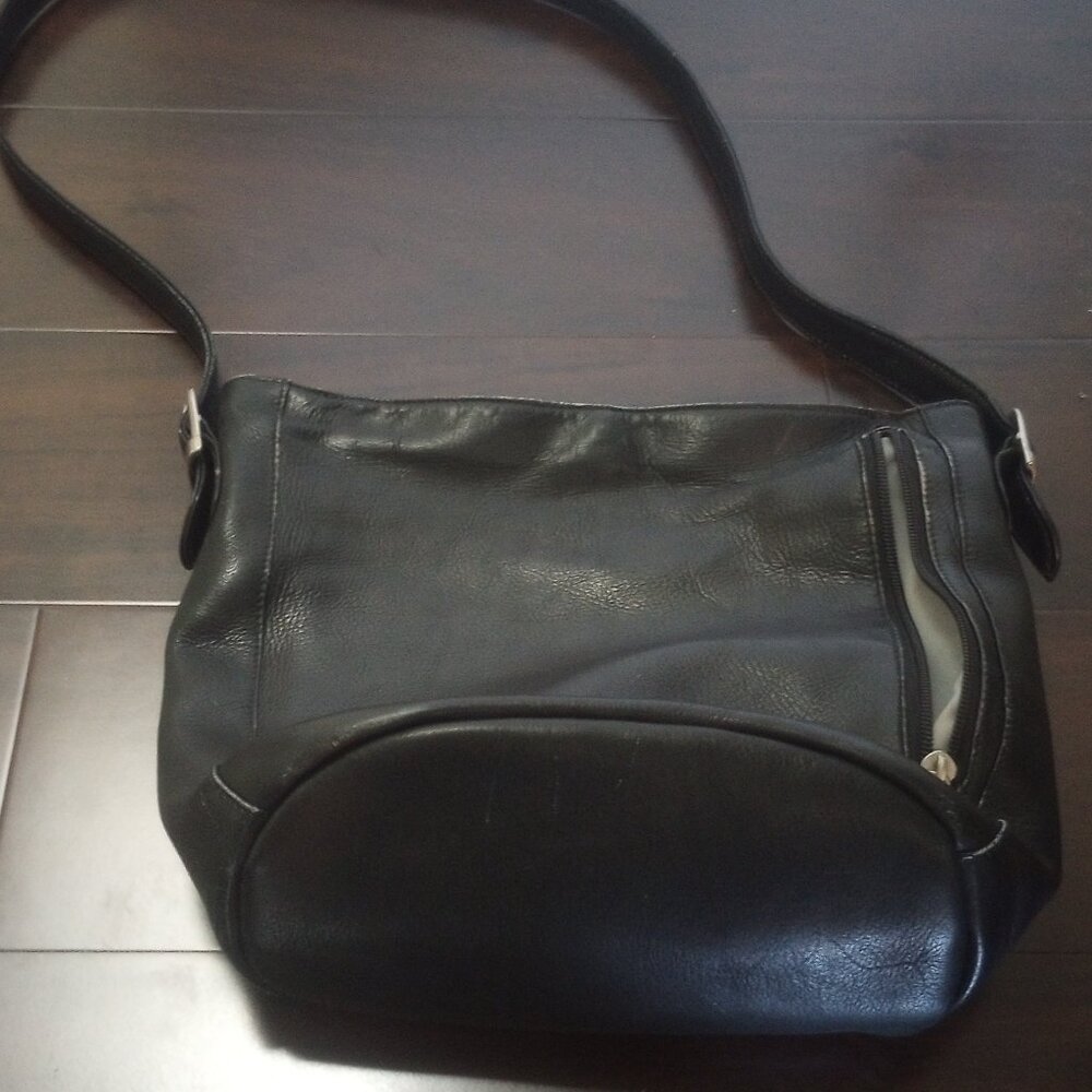 Piel Genuine Leather Crossbody Bag